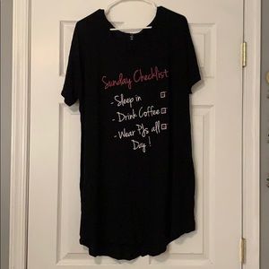 Dress Barn Pajama Sleep Dress Nightgown